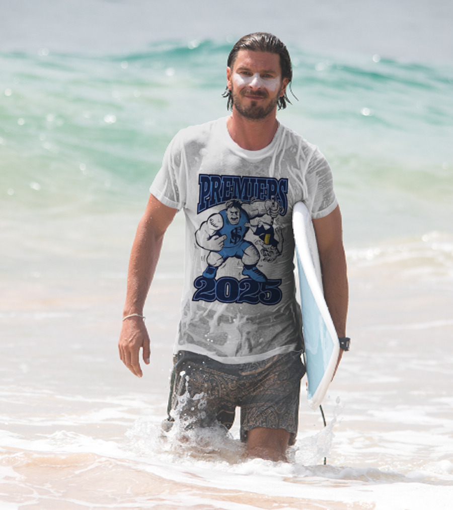 Sturt Football Club Premiers 2025 Mascot Victory Image T-Shirt