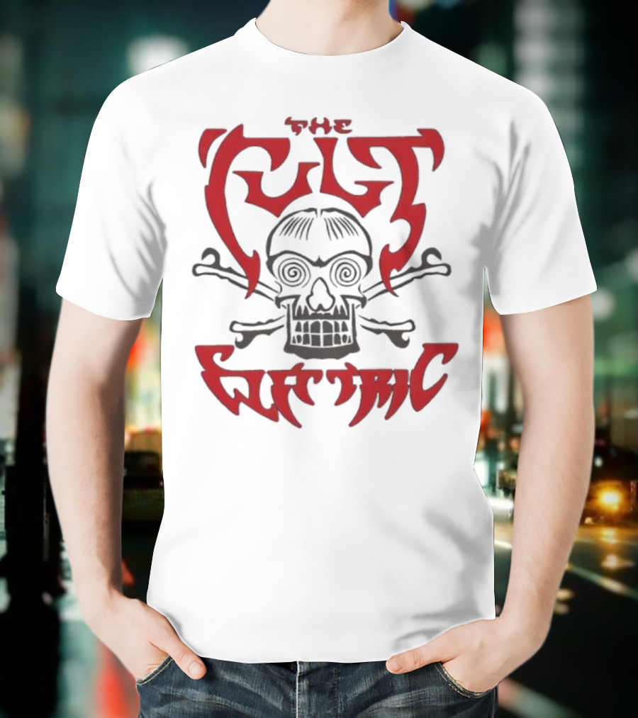 The Cult Electric Skull Vintage Graphic T-Shirt