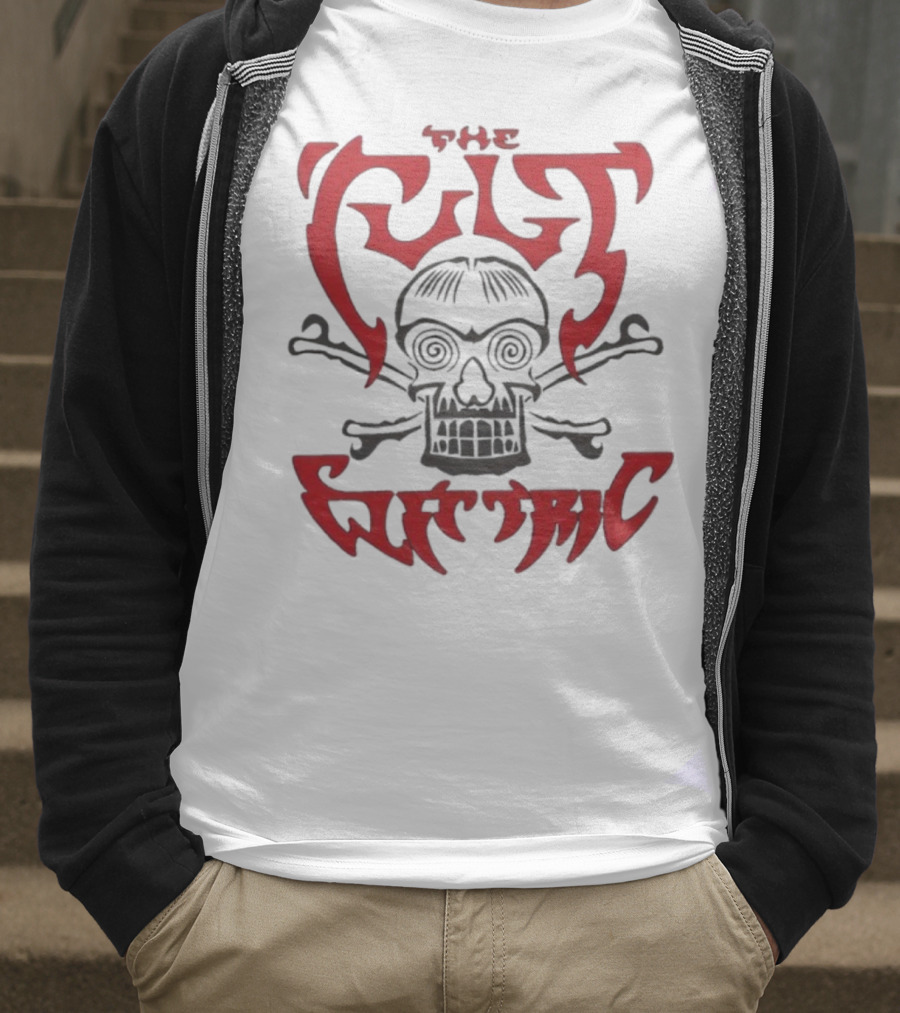 The Cult Electric Skull Vintage Graphic T-Shirt