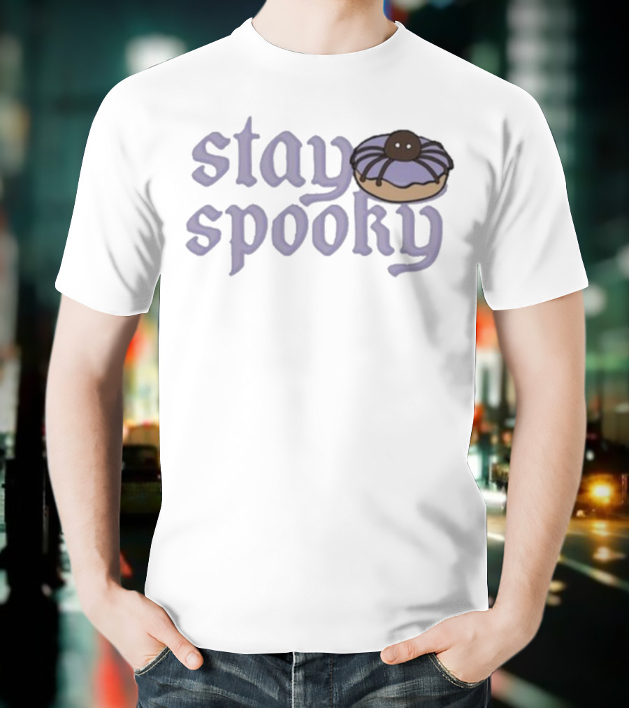 Stay Spooky Dunkin’ Donuts Halloween Donut Design T-Shirt