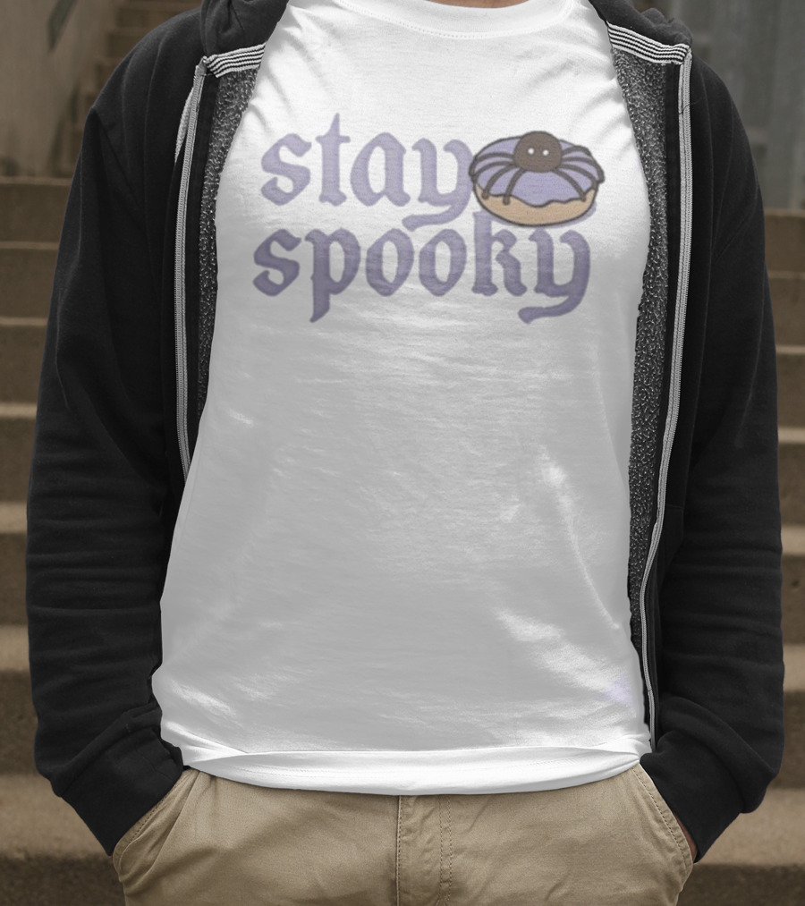 Stay Spooky Dunkin’ Donuts Halloween Donut Design T-Shirt