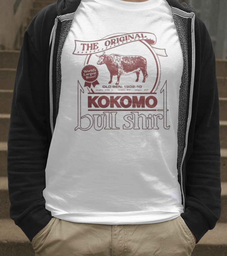 The Original Kokomo Bull 1905-10 Old Elm 900 Lbs Honor 400 Lbs Butter 360 Days T-Shirt