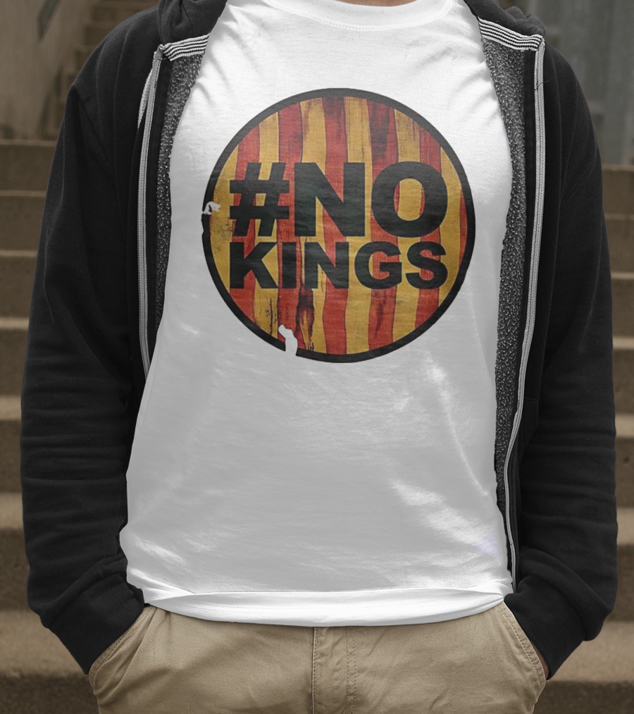 #NO KINGS American Flag Vintage T-Shirt