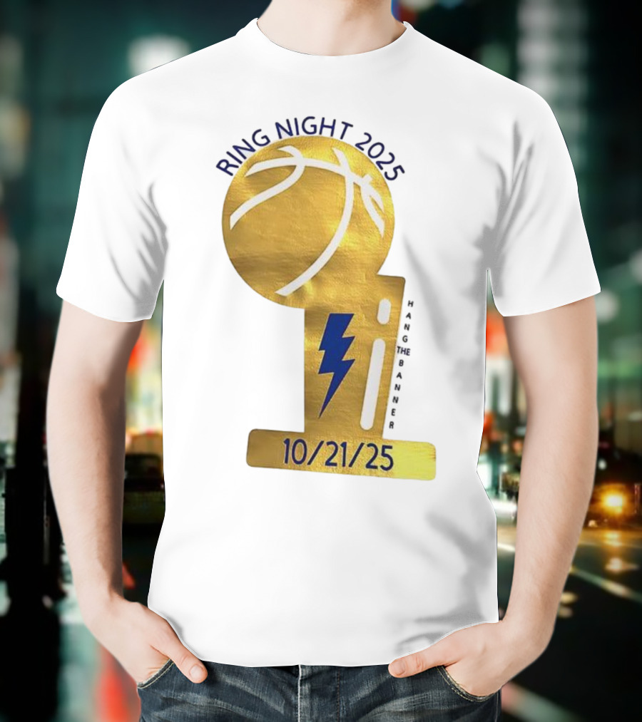 Ring Night 2025 Hang The Banner 10/21/25 Championship Celebration T-Shirt