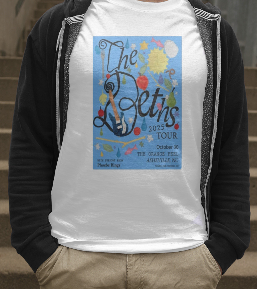 The Beths Tour 2025 The Orange Peel Asheville NC October 30 With Phoebe Rings T-Shirt