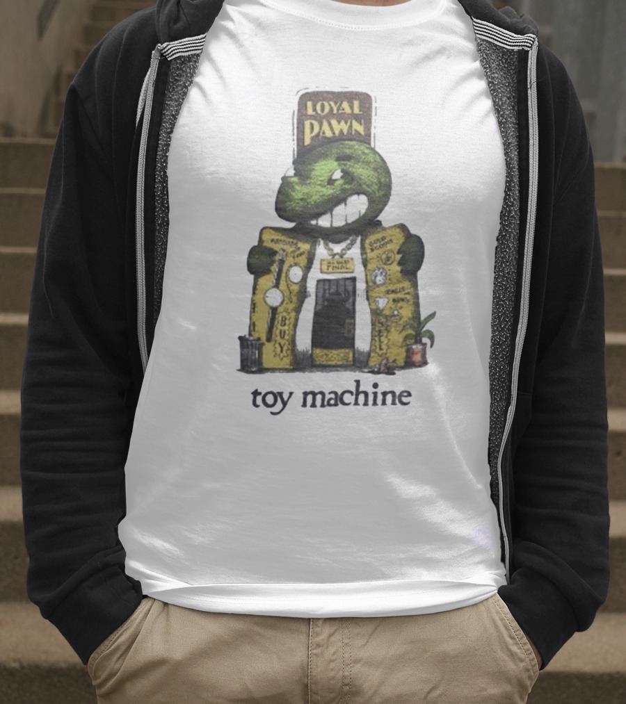 Toy Machine Loyal Pawn Frog With Open Jacket T-Shirt