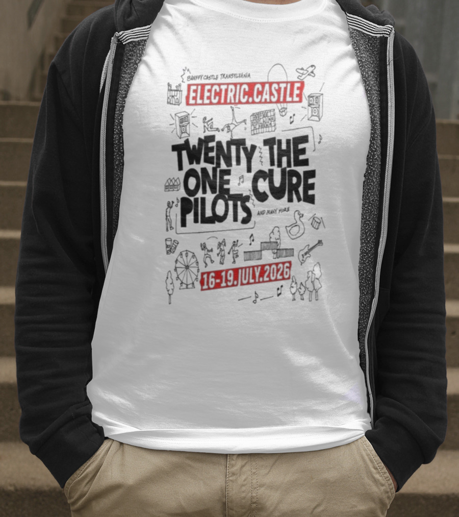Electric Castle Twenty One Pilots The Cure July 16-19 2026 T-Shirt