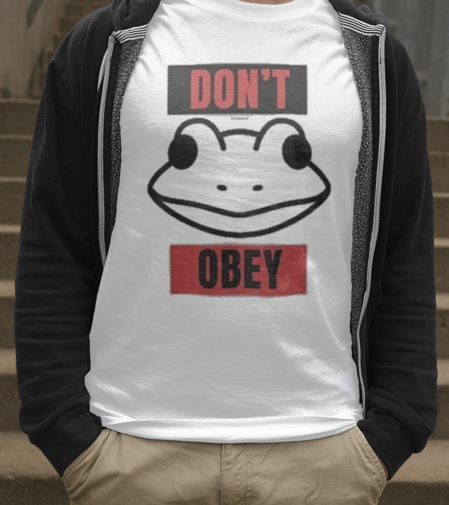 Don’t Obey Frog Resistance Portland T-Shirt