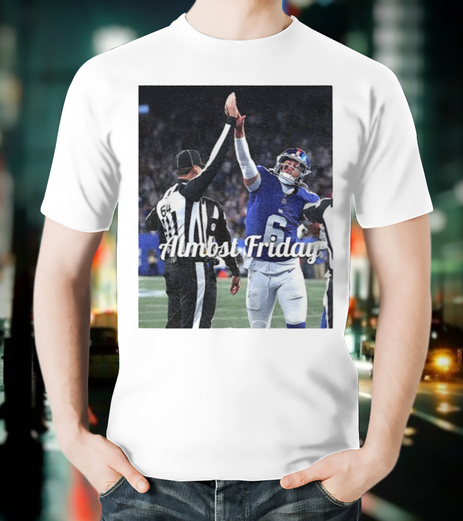 Almost Friday Jaxson Dart High Five Celebration T-Shirt
