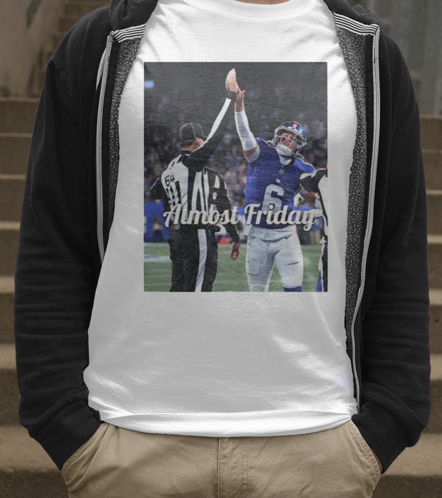 Almost Friday Jaxson Dart High Five Celebration T-Shirt