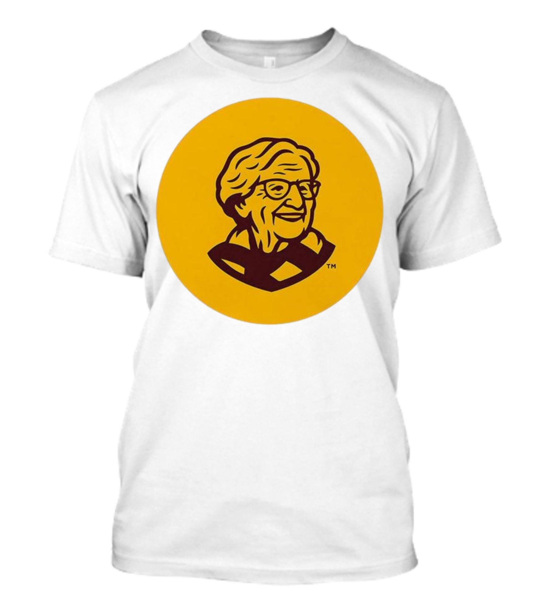 Loyola Chicago Sister Jean Trademark Icon Yellow T-Shirt