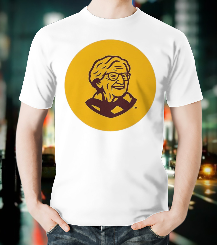 Loyola Chicago Sister Jean Trademark Icon Yellow T-Shirt