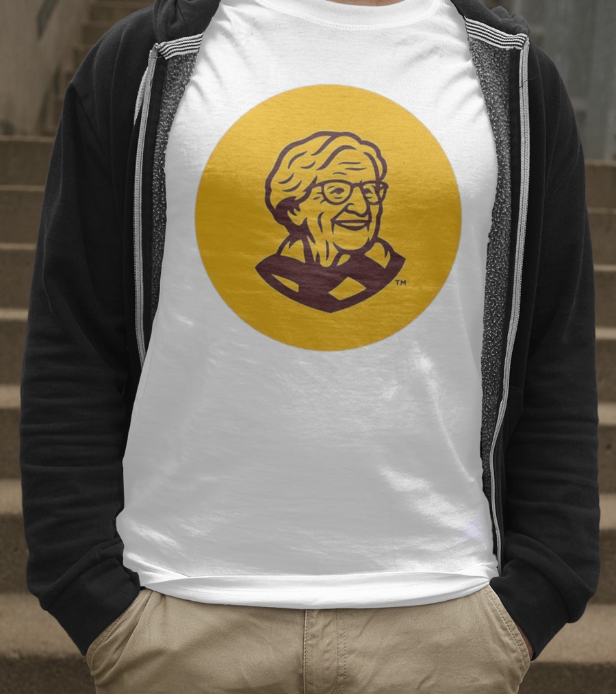 Loyola Chicago Sister Jean Trademark Icon Yellow T-Shirt