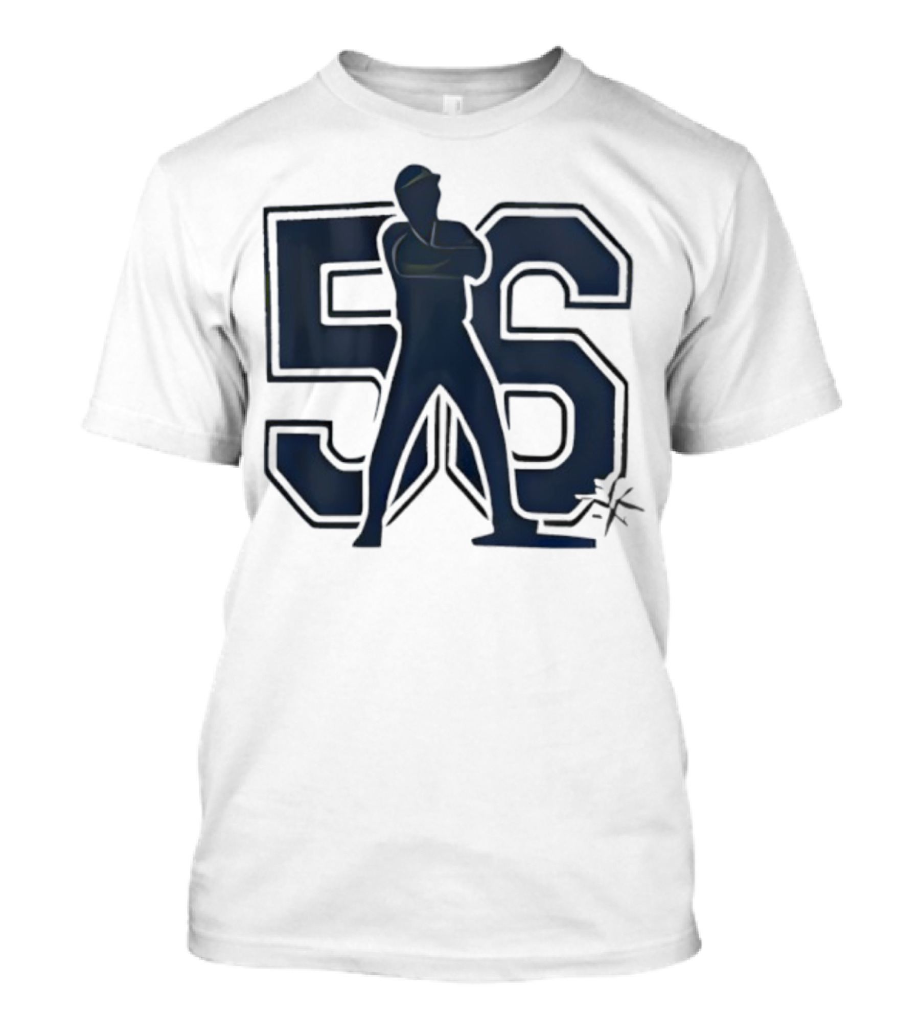 Randy Arozarena 56 Mariners Baseball Silhouette T-Shirt