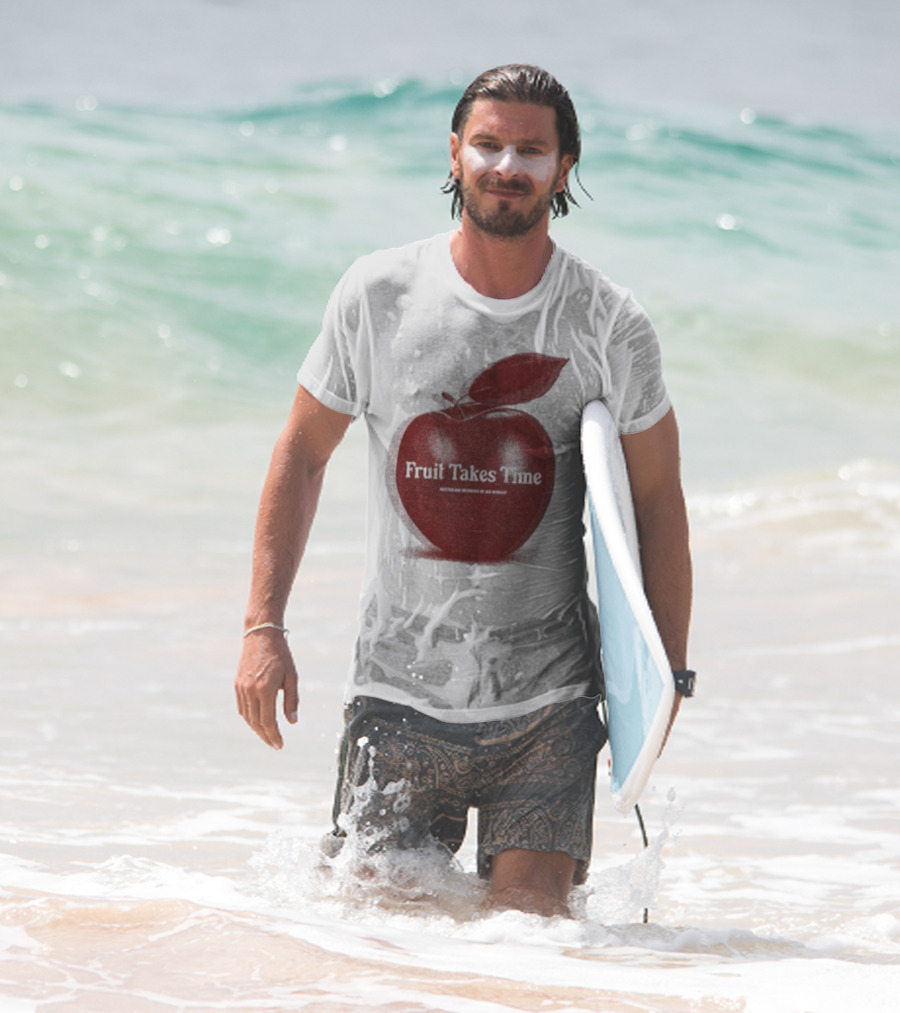 Fruit Takes Time By Seu Worship Red Apple T-Shirt