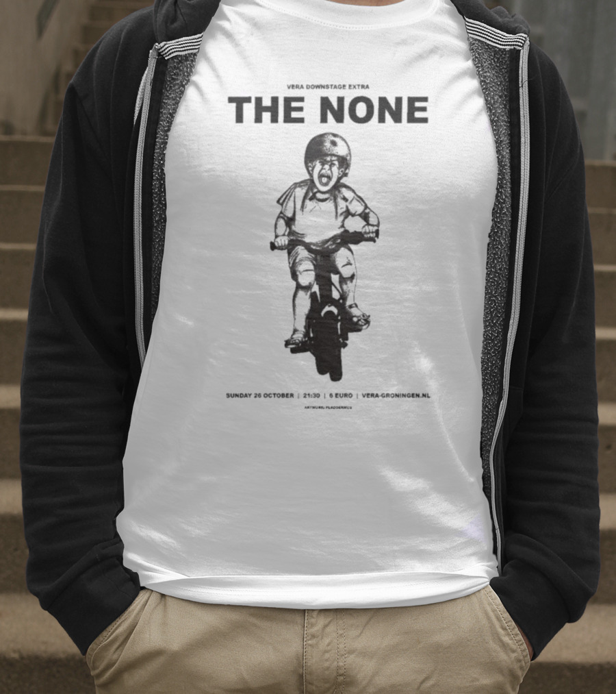 The None Oct 26 2025 Groningen NL Biker Design T-Shirt