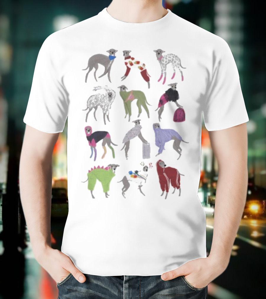 Tika The Iggy Fashion Dogs In Colorful Outfits T-Shirt