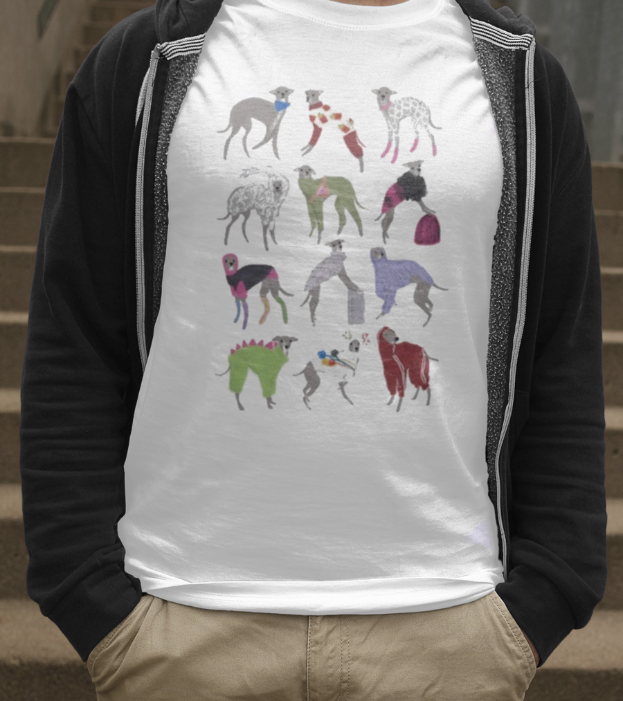 Tika The Iggy Fashion Dogs In Colorful Outfits T-Shirt