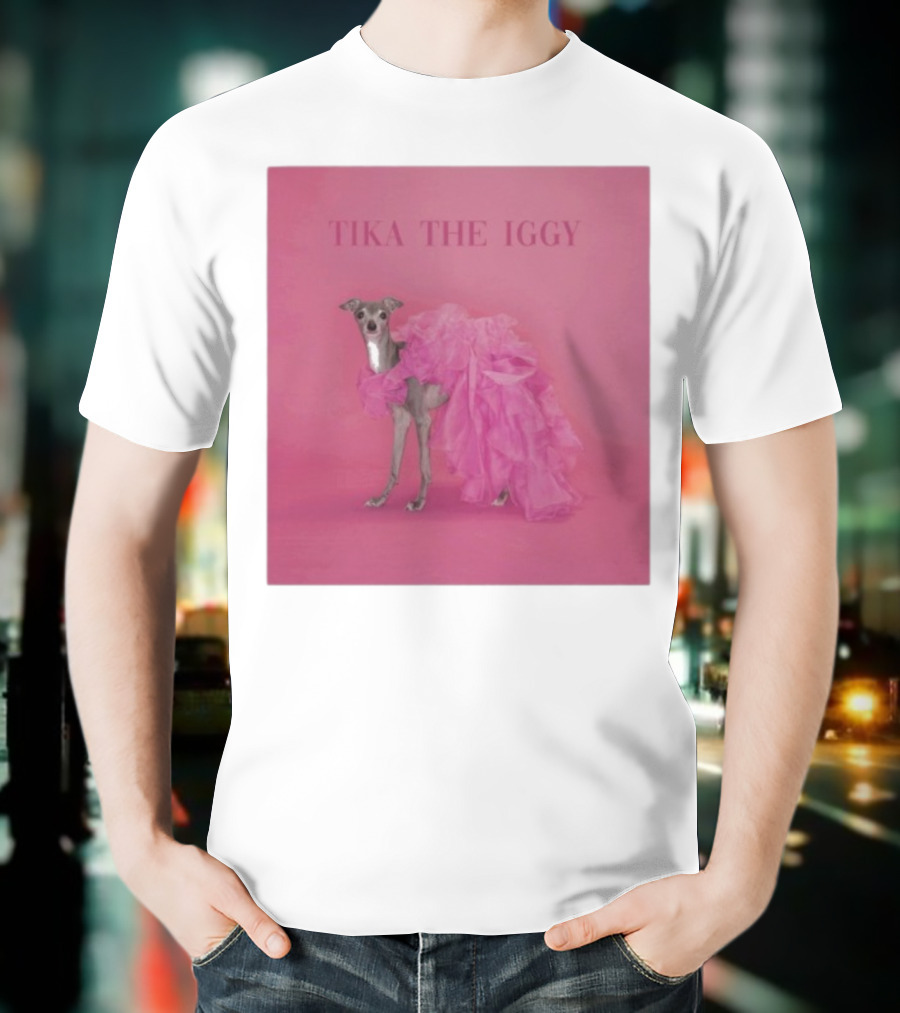 Tika The Iggy Pink Ruffle Fashion Tour T-Shirt