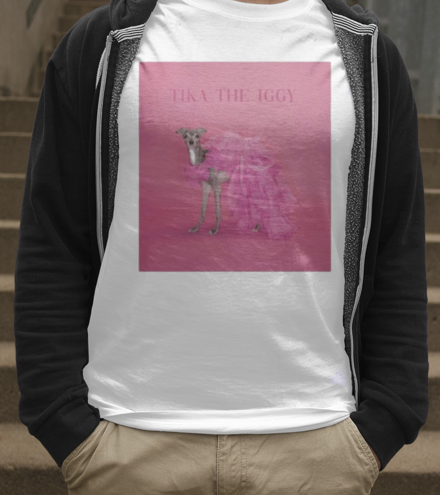 Tika The Iggy Pink Ruffle Fashion Tour T-Shirt