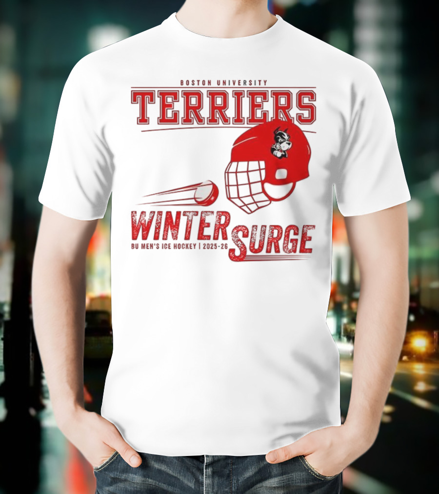 Boston Terriers Hockey Winter Surge 2009-2010 T-Shirt