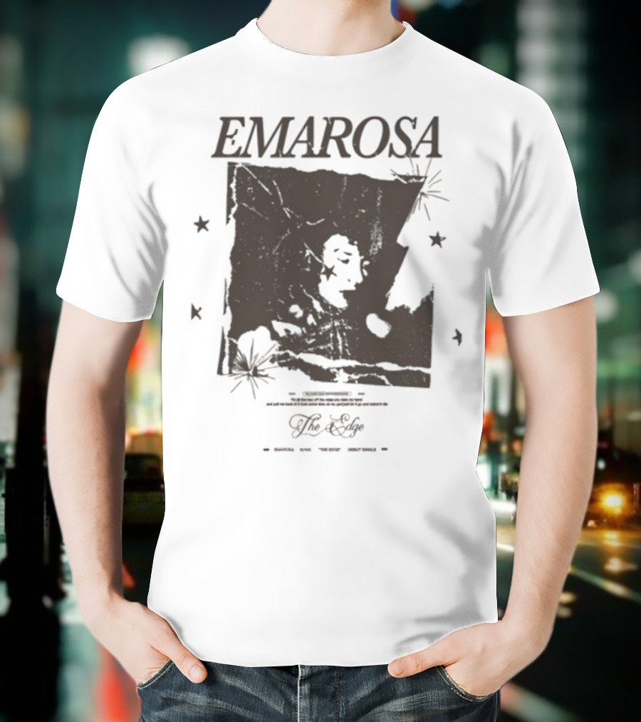 Emarosa The Edge Stars And Map Vintage Style T-Shirt