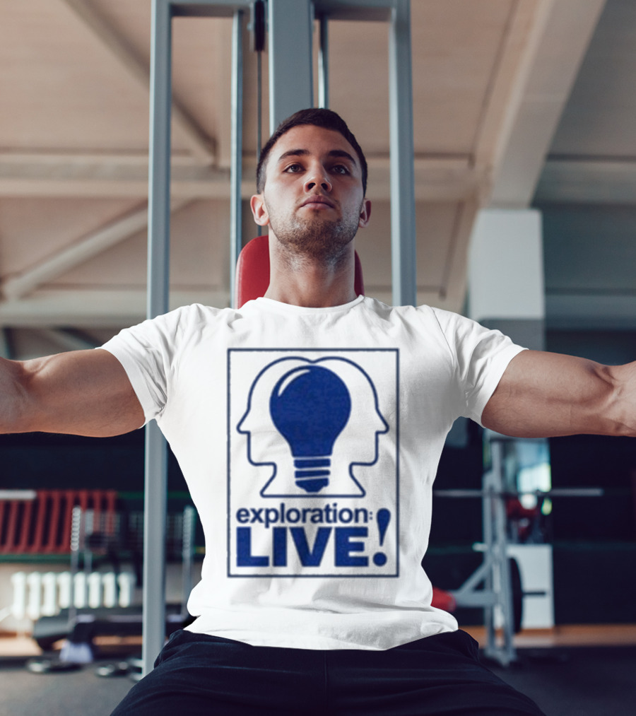 Exploration Live Heads With Lightbulb Icon T-Shirt