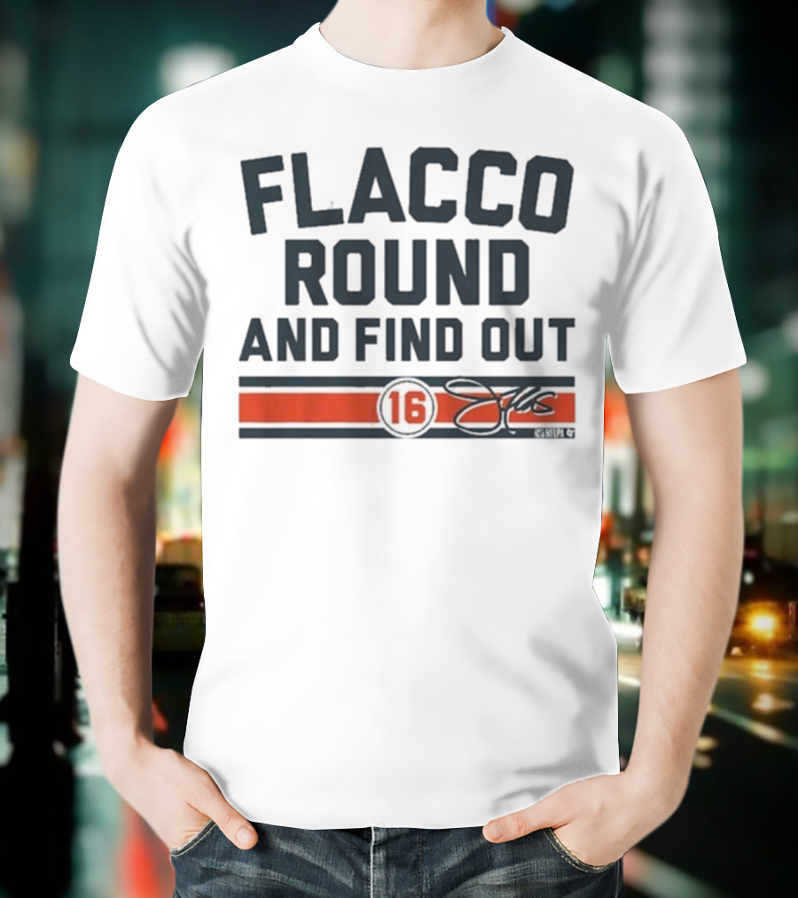 Flacco Round And Find Out 16 NFLPA Cincinnati Bengals T-Shirt