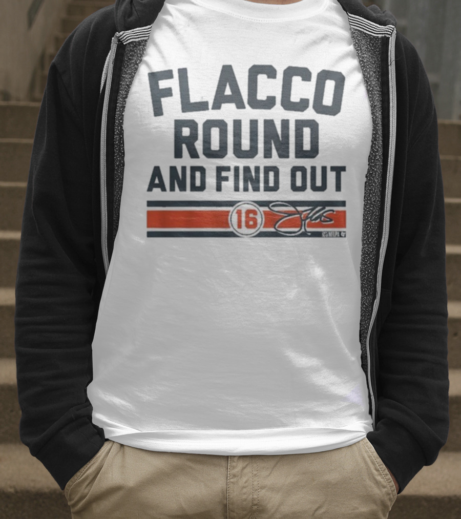 Flacco Round And Find Out 16 NFLPA Cincinnati Bengals T-Shirt