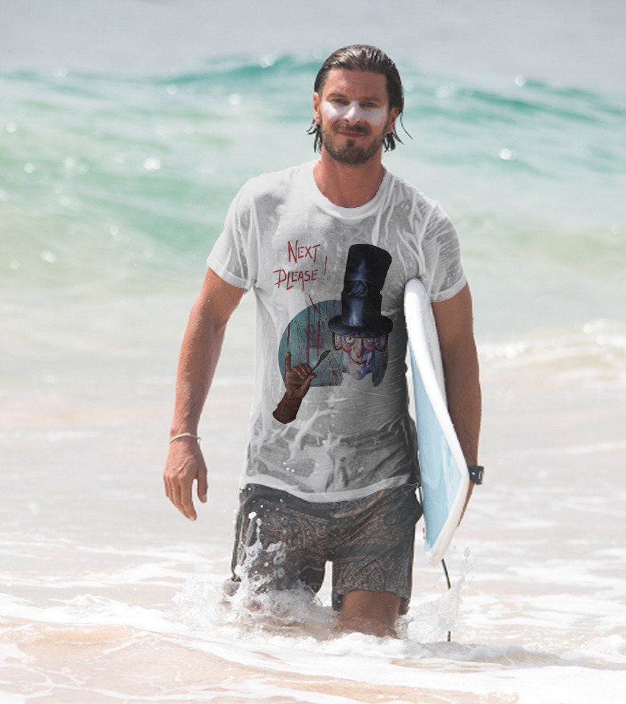 John Bolton1989 Next Please Horror Graffiti Halloween T-Shirt