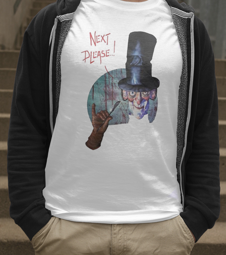 John Bolton1989 Next Please Horror Graffiti Halloween T-Shirt