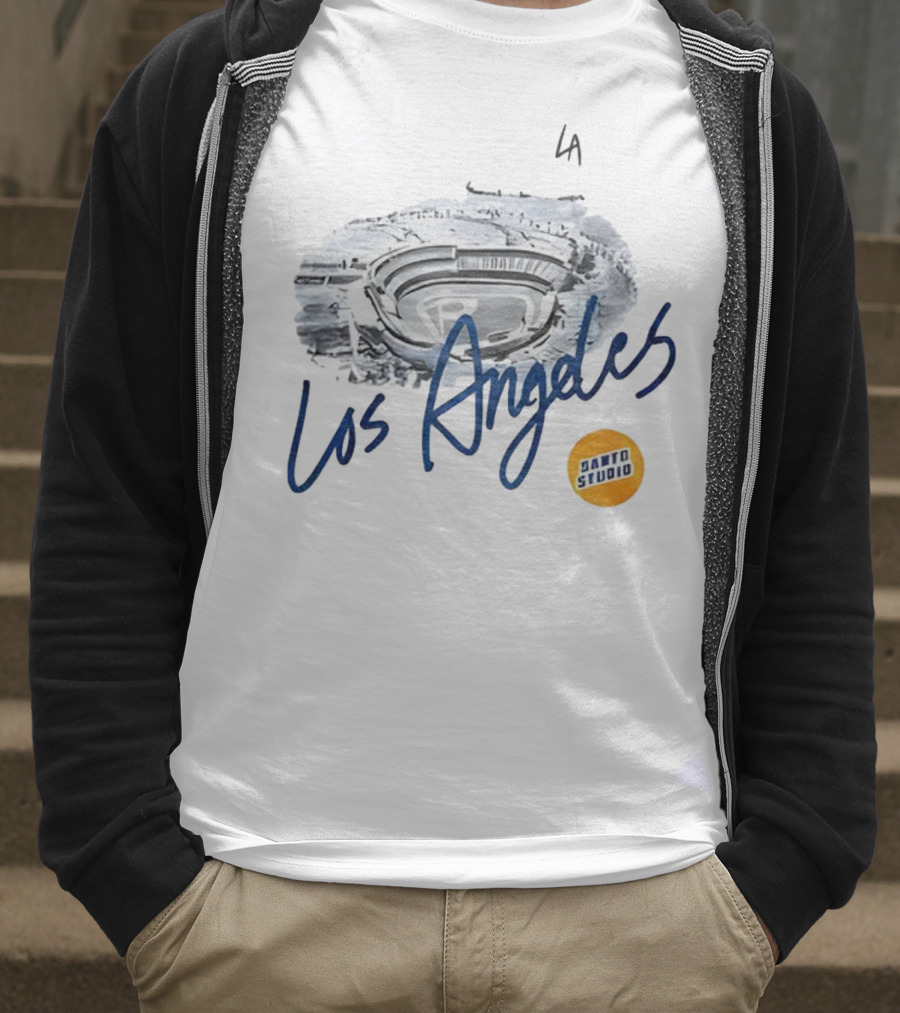 Los Angeles Dodger Stadium Vintage Jarto Studio 1883 Heritage T-Shirt