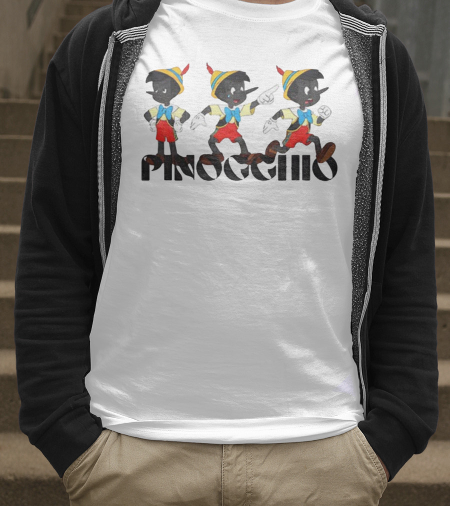Pinocchio Trio Adventure Classic Disney Character Vintage Style T-Shirt