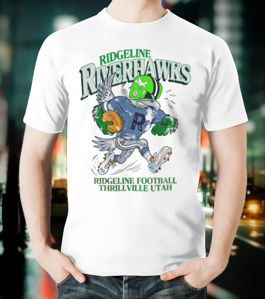 Ridgeline Riverhawks Football Thrillville Utah T-Shirt