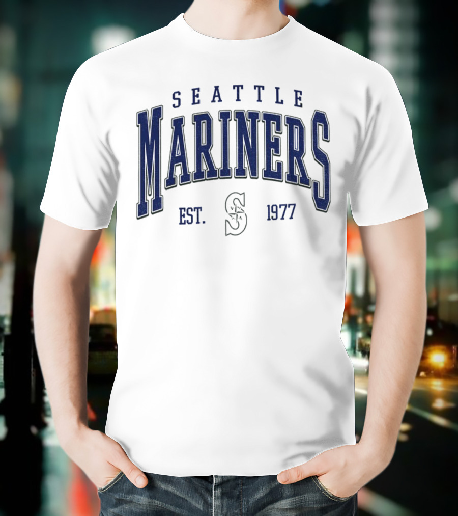 Seattle Mariners Est 1977 Vintage MLB Baseball T-Shirt