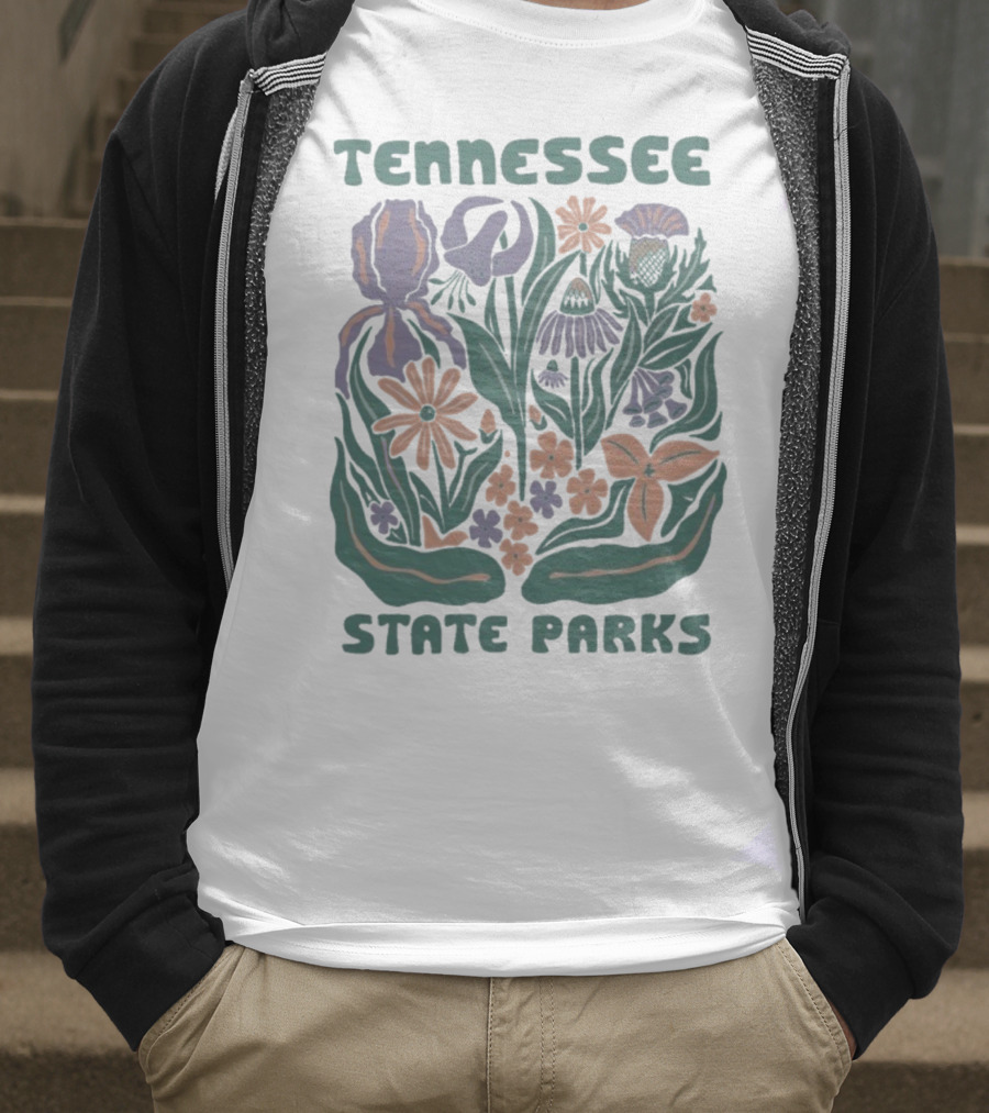 Tennessee State Parks Flowers Wildflower Collection T-Shirt