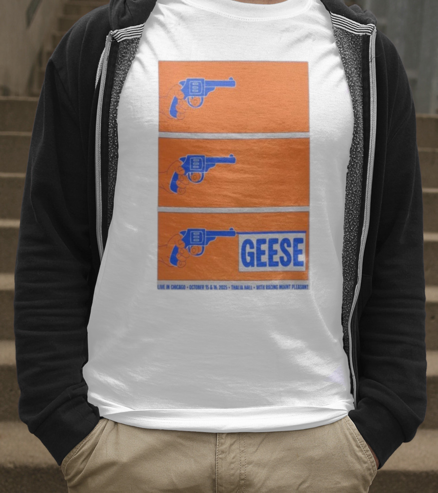 GEESE Live In Chicago Thalia Hall October 15 16 2025 Racing Mount Pleasant T-Shirt