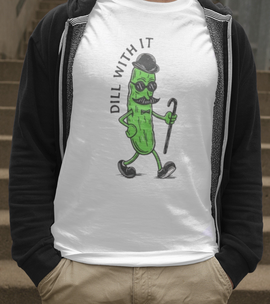 Dill With It Pickle Gentleman's Swagger T-Shirt