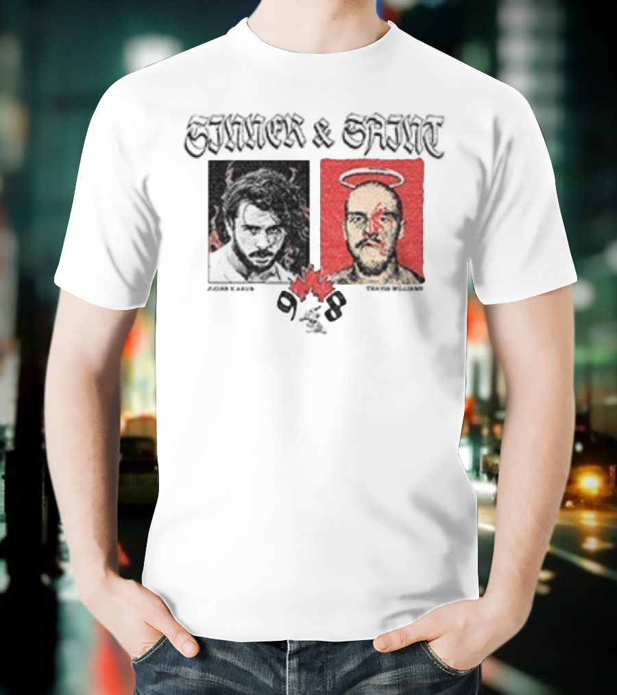 Sinner Saint Judas Icarus Travis Williams Canadian Wrestling Portraits T-Shirt