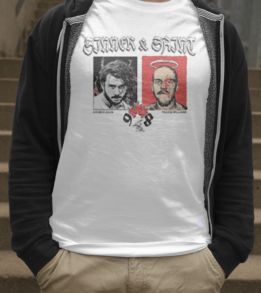 Sinner Saint Judas Icarus Travis Williams Canadian Wrestling Portraits T-Shirt