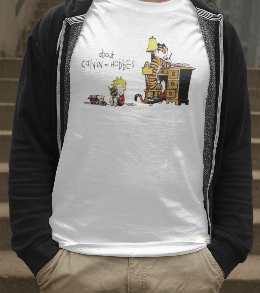About Calvin And Hobbes Comics Reading And Writing T-Shirt