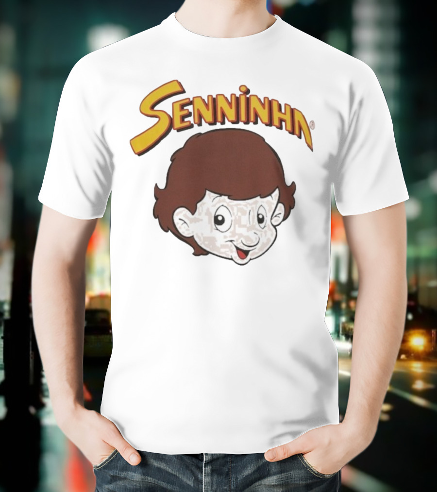 Senninha Ayrton Senna Character Merchandising T-Shirt