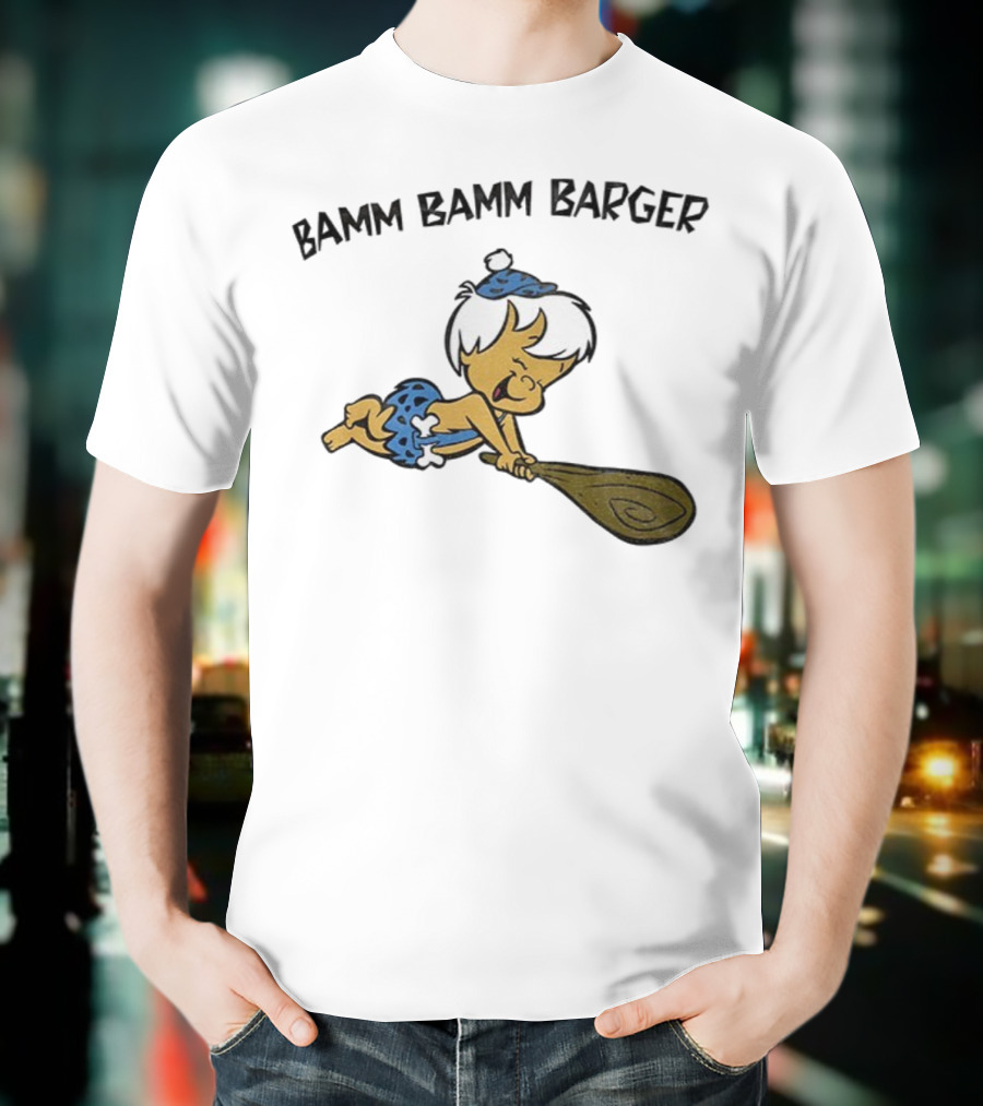 Bamm Bamm Barger The Flintstones Vintage Movie Icon T-Shirt