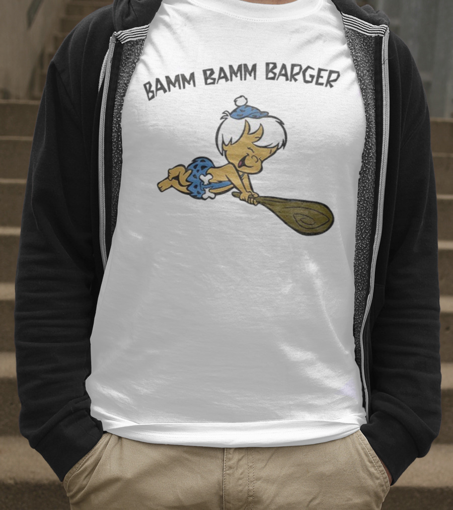 Bamm Bamm Barger The Flintstones Vintage Movie Icon T-Shirt