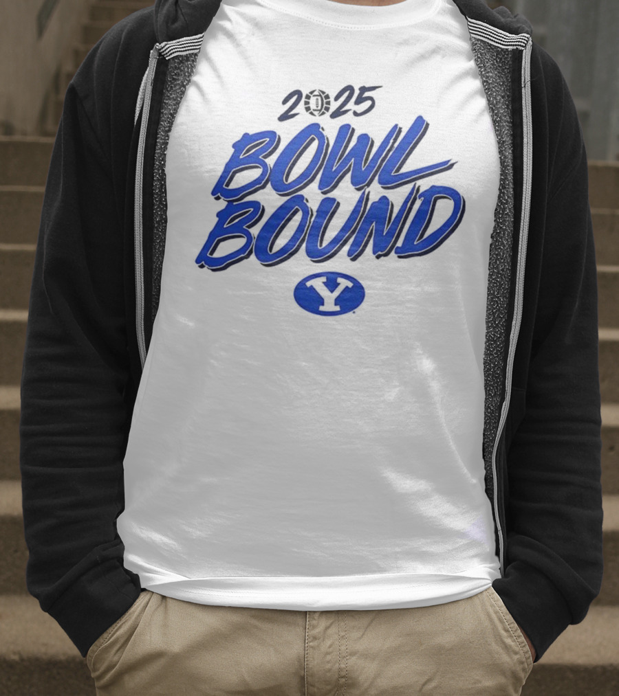 2025 Bowl Bound BYU Cougars Football Y Logo T-Shirt