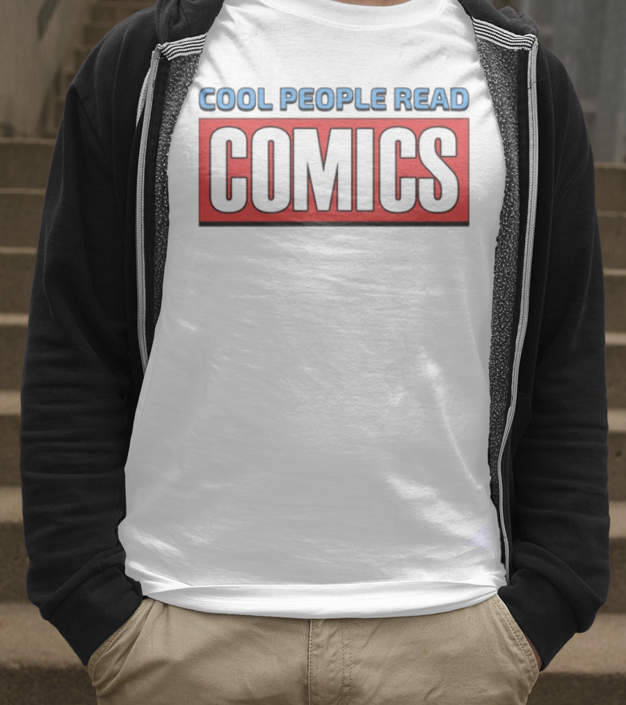 COOL PEOPLE READ COMICS T-Shirt