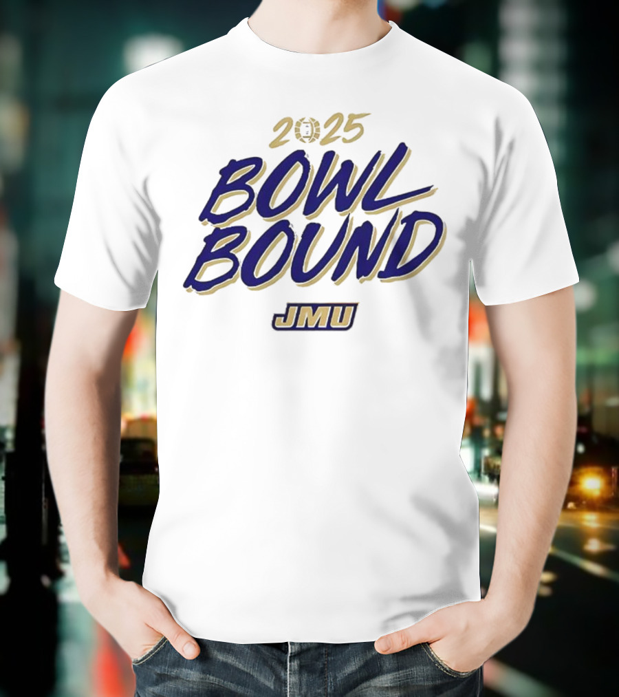 2025 Bowl Bound JMU James Madison Dukes T-Shirt