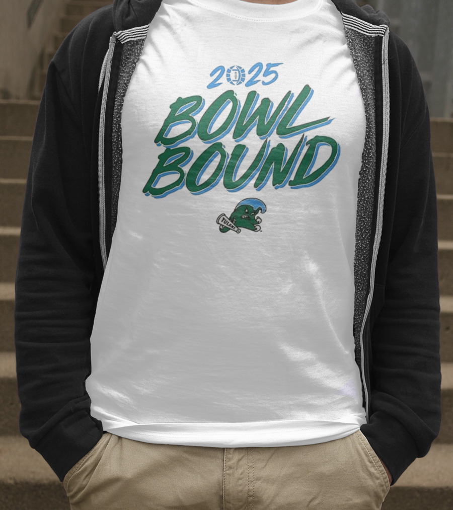2025 Tulane Green Wave Bowl Bound T-Shirt