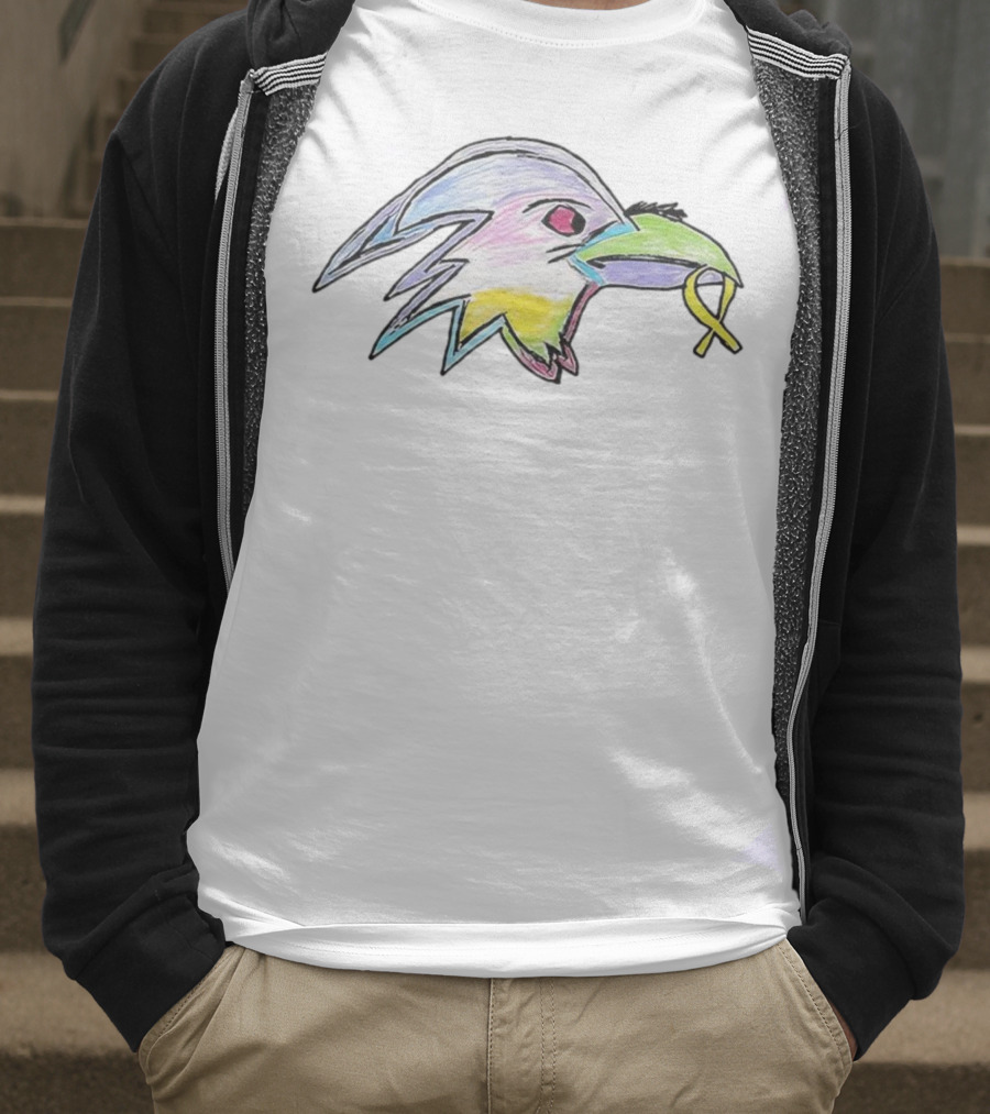 2025 Baltimore Ravens Crucial Catch Rainbow Ribbon T-Shirt