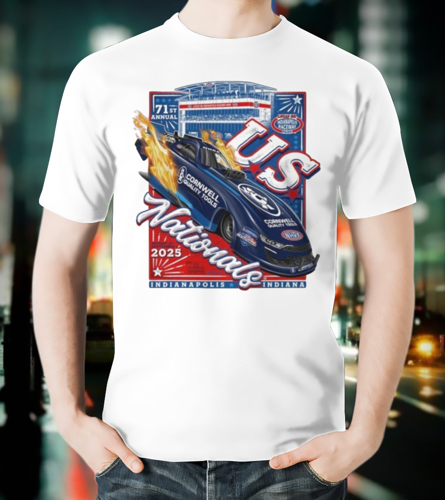 71st Annual Cornwell Quality Tools U.S. Nationals 2025 Indianapolis Raceway Park Indiana Event T-Shirt